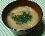 いりこだしの松山あげ味噌汁作り方8写真