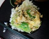 血管プラークダイエット519（卵閉じ丼）作り方1写真