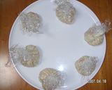 レンジで簡単♪豆腐の茶巾蒸し作り方4写真