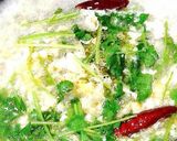簡単 ❤パクチーたっぷりペペロンチーノ❤作り方5写真