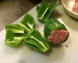ピーマンの肉詰め◇ミニトマトがかくれんぼ作り方5写真