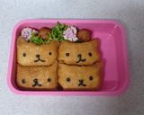 稲荷カピパラさん弁当作り方2写真