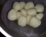 化学反応で秋色のお月見団子作り方9写真