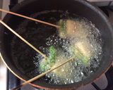 高野豆腐＆ベジ揚げ✿黒ごま味噌たれ添え作り方12写真