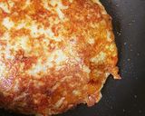 カリッとろりん豚チーズじゃがガレット作り方9写真