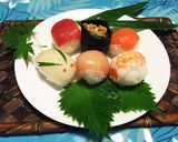 簡単お月見手毬寿司♪作り方6写真