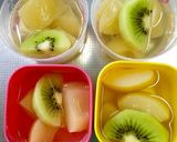 簡単♪白桃缶ゼリー♪お弁当デザート作り方7写真