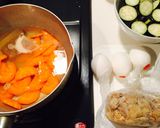 【男子弁当】茄子カレー炒めと帆立卵煮作り方2写真