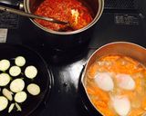 【男子弁当】茄子カレー炒めと帆立卵煮作り方3写真