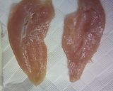 香りもおいしいササミのパン粉焼き♥作り方1写真