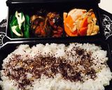 【男子弁当】茄子カレー炒めと帆立卵煮作り方6写真