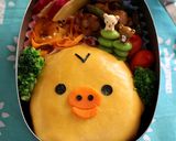 オムライスキャラ弁☆キイロイトリ作り方4写真