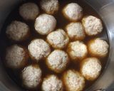 お鍋一つで簡単に！豆腐入り鶏のつくね煮作り方3写真