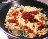 男のイクラ、鮭のパスタパエリア！！作り方6写真