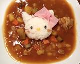 簡単☆彡キティ デコカレー作り方4写真