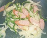 お家でランチ♪クリームナポリタン作り方2写真