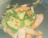 お家でランチ♪クリームナポリタン作り方3写真