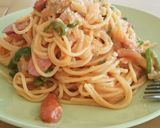 お家でランチ♪クリームナポリタン作り方6写真