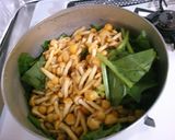 ほうれん草となめこのお吸い物作り方4写真