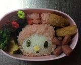 キャラ弁マイメロディ作り方6写真