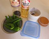 甘長とうがらしの 甘醤油漬け作り方1写真