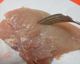 ポン酢でチキンとセロリのサラダパン作り方1写真
