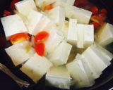 ザーサイと豆腐のナンプラースープ❤️作り方1写真