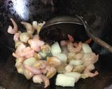 十角ヘチマとシーフードの卵炒め作り方3写真