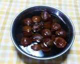 レンジで栗おこわ(茶碗5杯分)作り方1写真