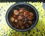 今年お初「渋皮・栗・甘さ減→甘露煮」作り方3写真