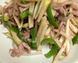 マコモダケの肉ピーマン炒め(＾ω＾)作り方4写真