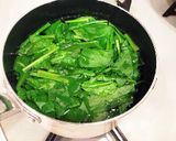 簡単！法蓮草玉子の春雨スープ作り方1写真