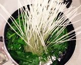簡単！法蓮草玉子の春雨スープ作り方2写真