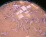 豚肉と水菜の胡麻うどん作り方5写真