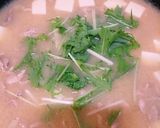 豚肉と水菜の胡麻うどん作り方6写真
