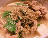 豚肉と水菜の胡麻うどん作り方7写真