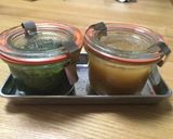 バジルが決手！秋鮭のクリームチーズパスタ作り方1写真