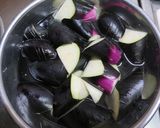 茄子とみょうがの炒め煮作り方1写真