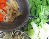 チンゲン菜と油あげの煮浸し作り方2写真