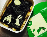 簡単！キャラ弁！月見うさぎ♡のせるだけ！作り方4写真