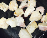 鶏肉とピーマンのオイスターマヨ炒め❤️作り方3写真