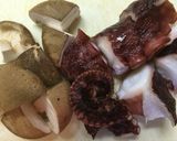 タコのラー油炒め作り方1写真
