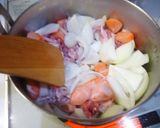 こうや豆腐入り♪あさりと豚肉のシチュー作り方3写真