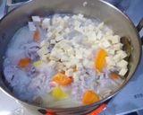 こうや豆腐入り♪あさりと豚肉のシチュー作り方4写真