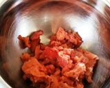 生鮭のアラでふっくらハンバーグ作り方1写真