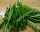 豚肉とちくわピーマンの甘辛ごまきんぴら作り方1写真
