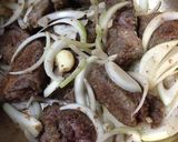 牛肉ときのこの赤ワイン煮作り方3写真