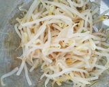 ホウレン草ともやし～胡麻味噌和え作り方2写真