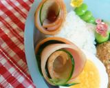 お弁当に♪ハムときゅうりのお花✿作り方6写真