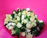 夏の常備菜❣ 長芋ときゅうりの梅肉和え作り方1写真